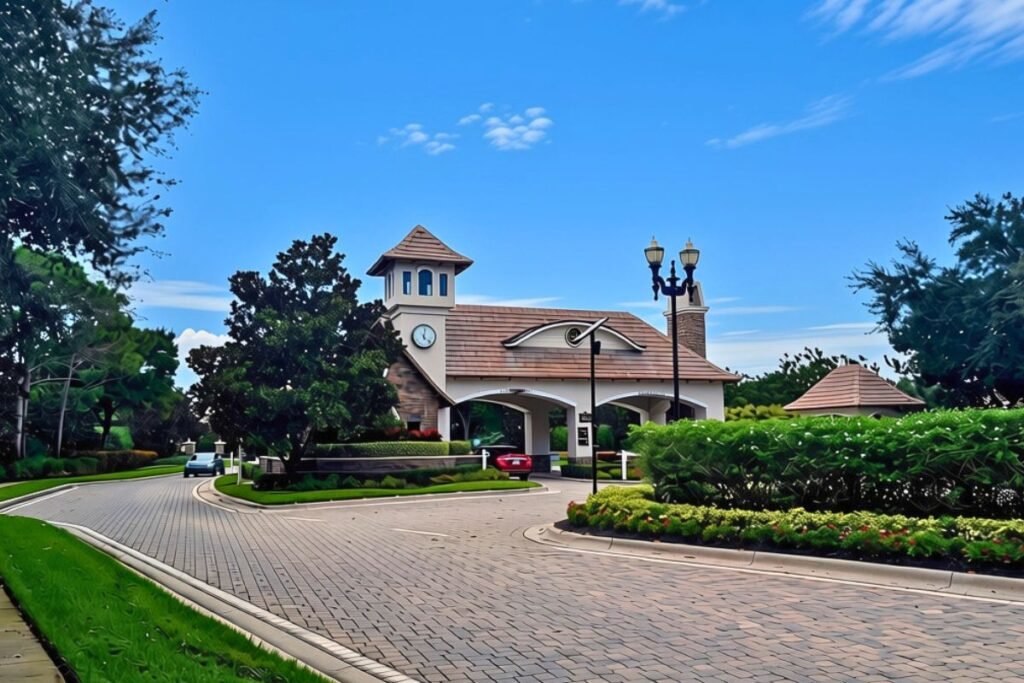 The entry to Equus community in West Boynton Beach, Florida.