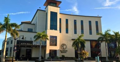 Boynton Beach City Hall and Library.